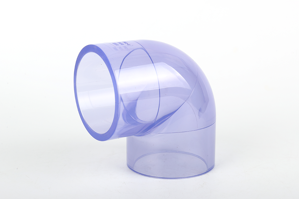 萝北透明 90 度弯头