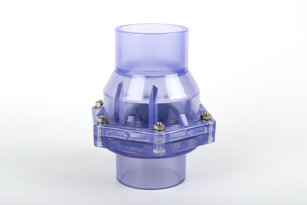 萝北透明翻板式止回阀